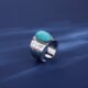 WR449 Adjustable Silver Luxury Ring for Women