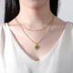 WP502 - Golden Necklace Pendant for Women