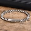 WM-B298 - Silver 316 Stainless Steel Bracelet