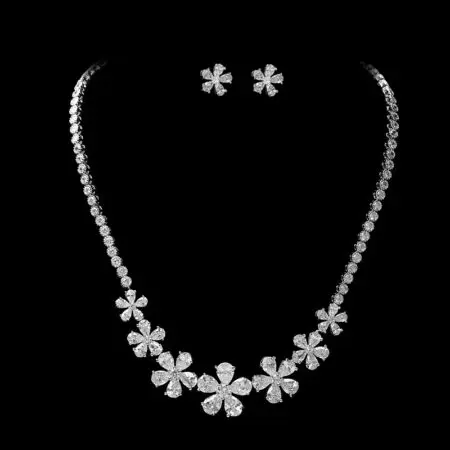 Floral Frequency - Luxury Earring and Necklace Set