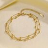 WA47 - Golden - Anklet for Women