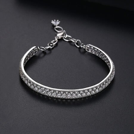 WB160-Silver Women Luxary Bracelet