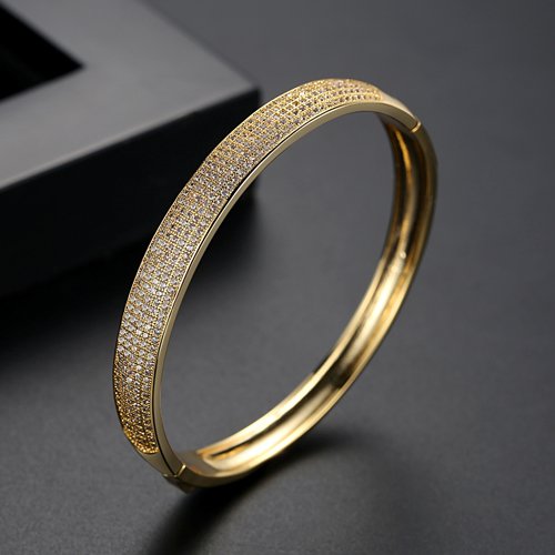 WB166-Golden Women Luxary Bracelet