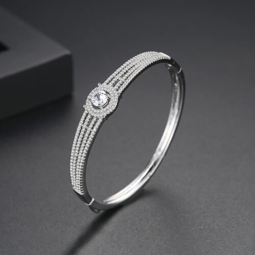 WB172-Silver Women Luxary Bracelet