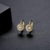 WE672 - Golden Earrings for Women