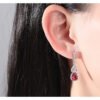 WE708- Red Earrings for Women