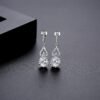 WE708- White Earrings for Women