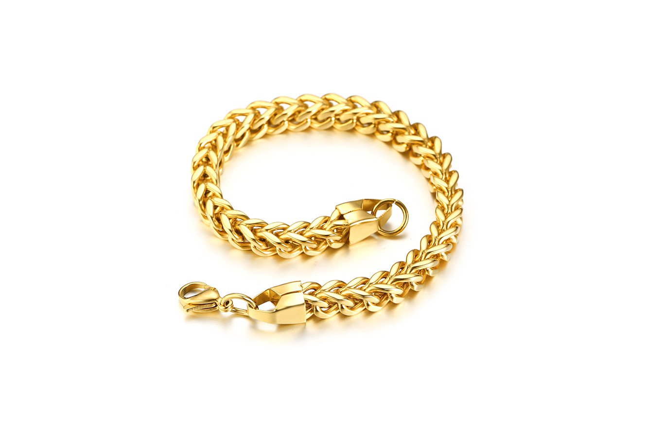 WM-B273 - Golden 316 Stainless Steel Bracelet