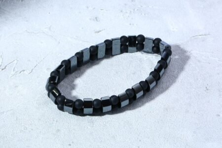 WM-B280 - Black Beads Designer Jewellery Bracelet