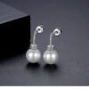 WE693 - White Earrings for Women