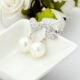 WE188 - White - Pearl Earrings for Women