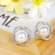 WE288- White Gold Earrings for Women