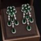 E3890 - Green Earrings for Women
