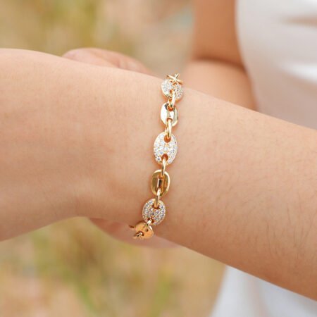 WB264 - Golden Women Luxary Bracelet