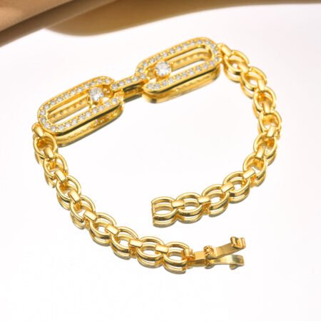 WB266 - Golden Women Luxary Bracelet