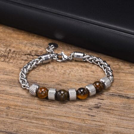 WM-B356 - Brown 316 Stainless Steel Bracelet