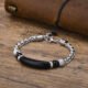 WM-B357 - Black 316 Stainless Steel Bracelet