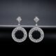 WE728 - White Earrings for Women