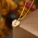 WP493 - Golden Necklace Pendant for Women