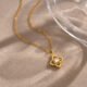 WP495 - Golden Necklace Pendant for Women