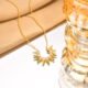 WP496 - Golden Necklace Pendant for Women