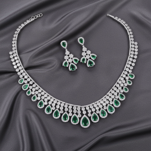WS198 Green Women Set Luxury