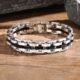 WM-B371 - 2 Tone-13mm 316 Stainless Steel Bracelet