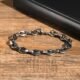 WM-B378 - Gray 316 Stainless Steel Bracelet