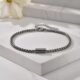 WM-B380 - Silver 316 Stainless Steel Bracelet