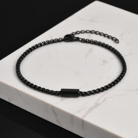 WM-B380 - Black 316 Stainless Steel Bracelet