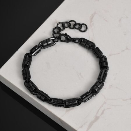 WM-B381 - Black 316 Stainless Steel Bracelet