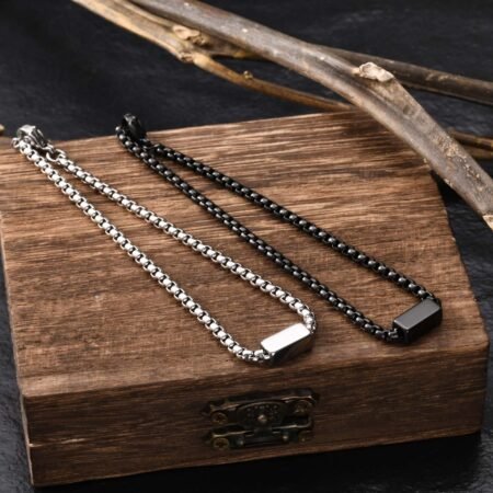 WM-B382 - Silver 316 Stainless Steel Bracelet