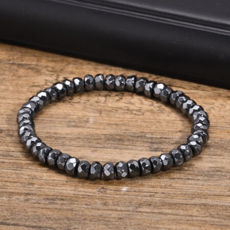 WM-B386 - Hematite Stone Designer Jewellery Bracelet