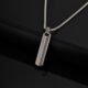 WM-P132 Gray Men, Women Necklace Pendant with Chain