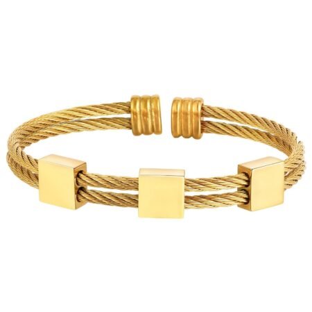 WM-B399 -  Golden 316 Stainless Steel Bracelet