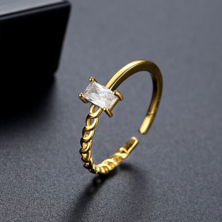 WR478 Golden Luxury Ring for Women (Adjustable Ring)