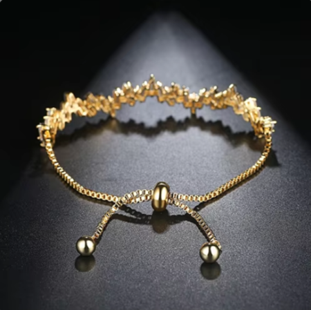 WB111- Golden Women Luxary Bracelet