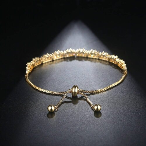 WB112- Golden Women Luxary Bracelet