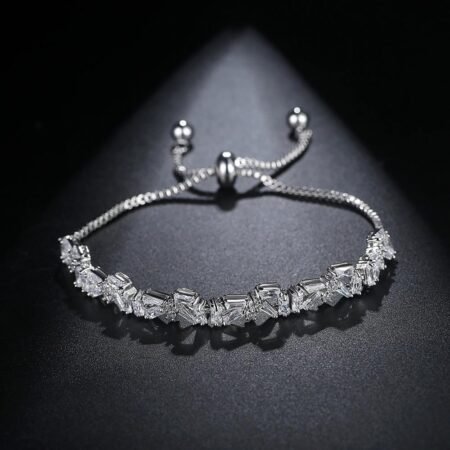 WB113- Silver Women Luxary Bracelet