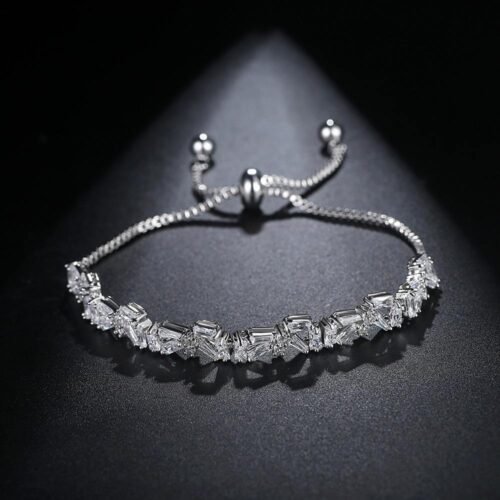 WB113- Silver Women Luxary Bracelet
