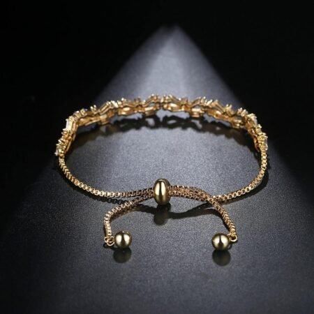 WB113- Golden Women Luxary Bracelet