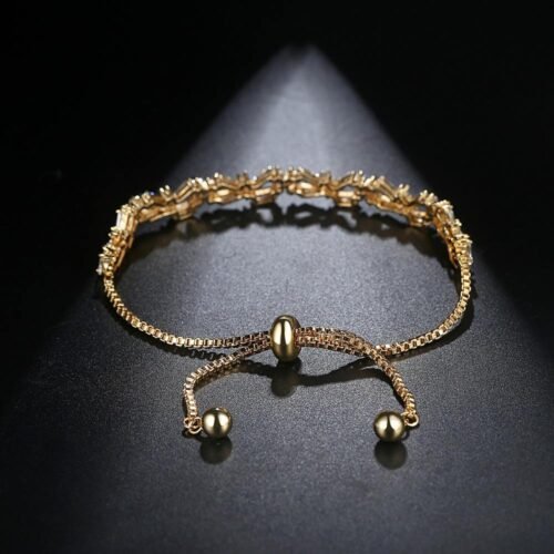 WB113- Golden Women Luxary Bracelet