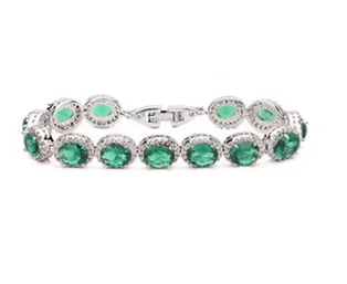 WB359 - Green Women Luxary Bracelet