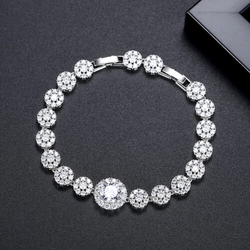 WB515- Silver Women Luxary Bracelet