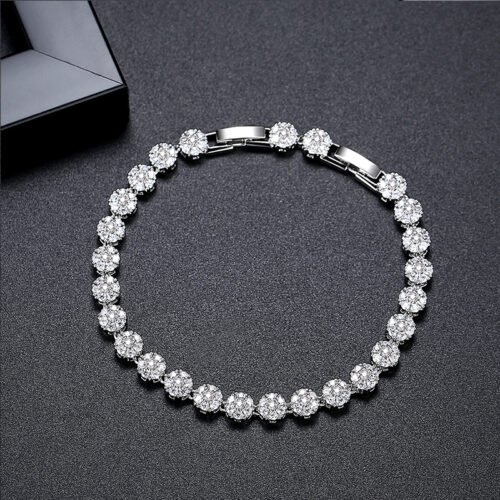 WB516- Silver Women Luxary Bracelet